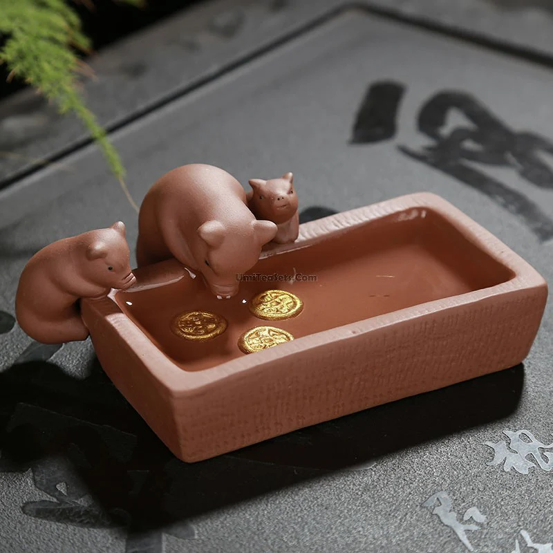 Yixing Clay Piggy Tea Pet - Image 6