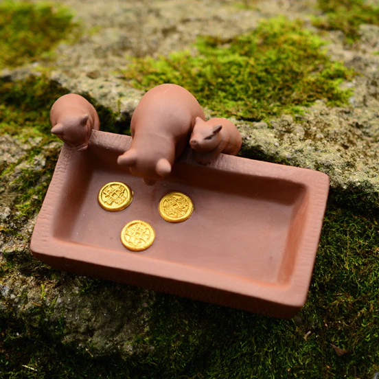 Yixing Clay Piggy Tea Pet - Image 9