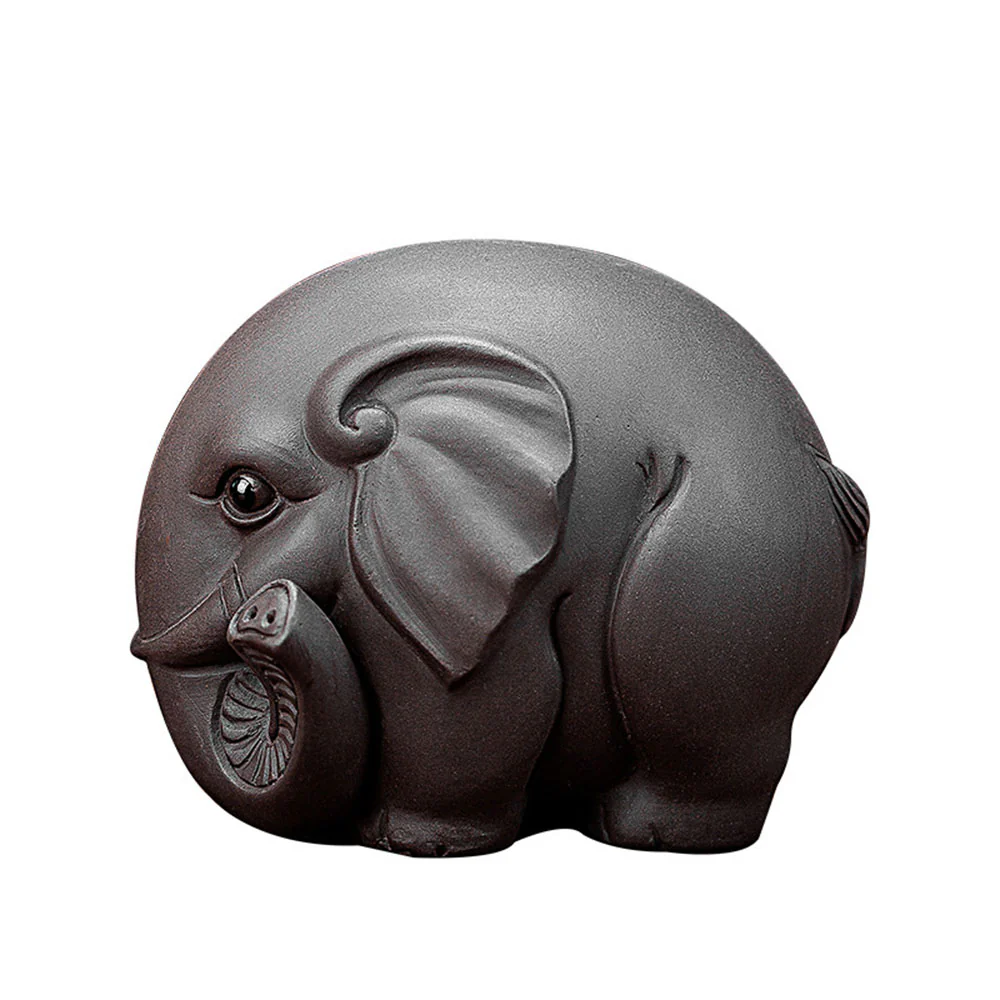 Yixing Clay Round Elephant Tea Pet - Image 4