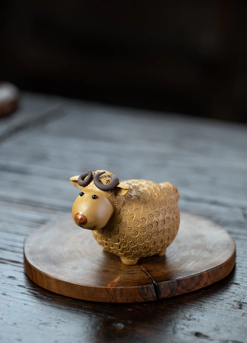 Yixing Clay Sheep Tea Pet - Image 10