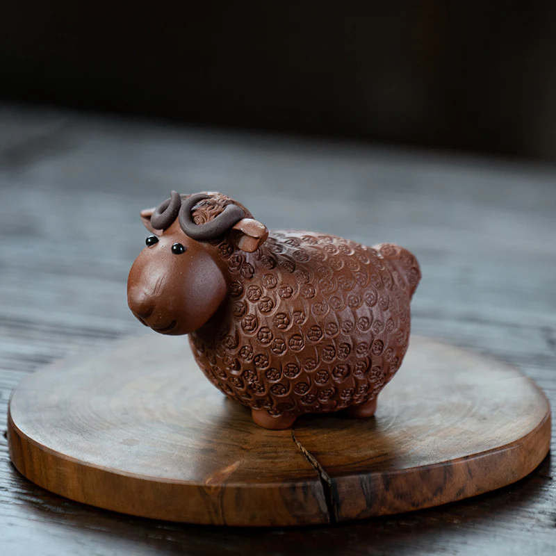 Yixing Clay Sheep Tea Pet - Image 16