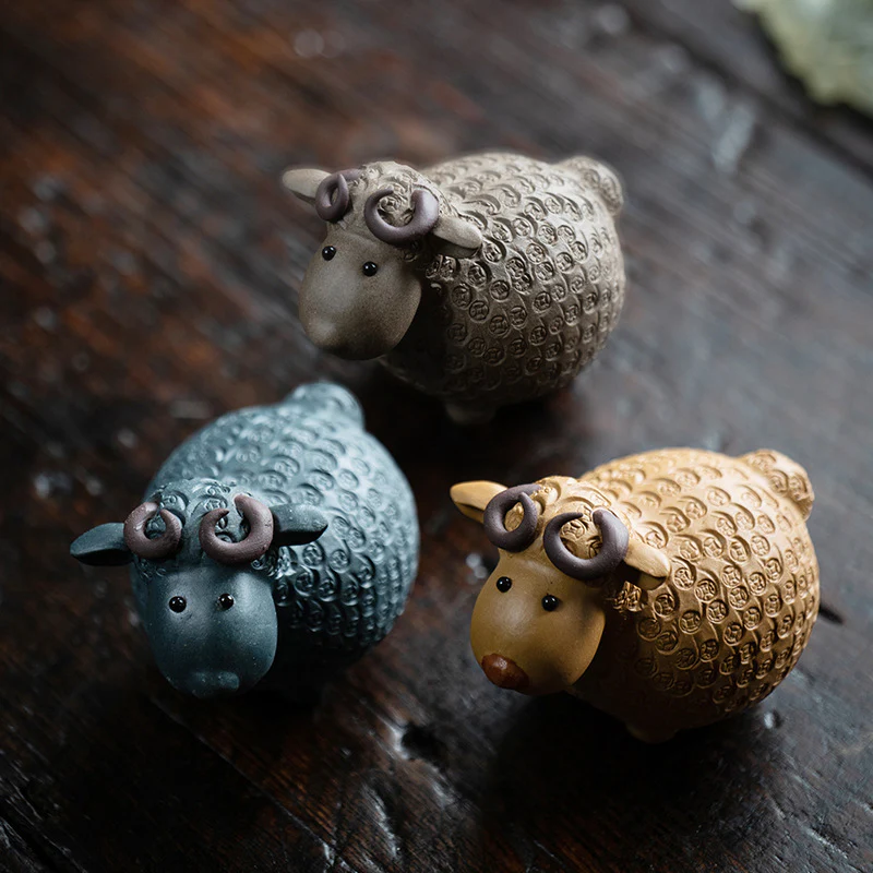 Yixing Clay Sheep Tea Pet - Image 17