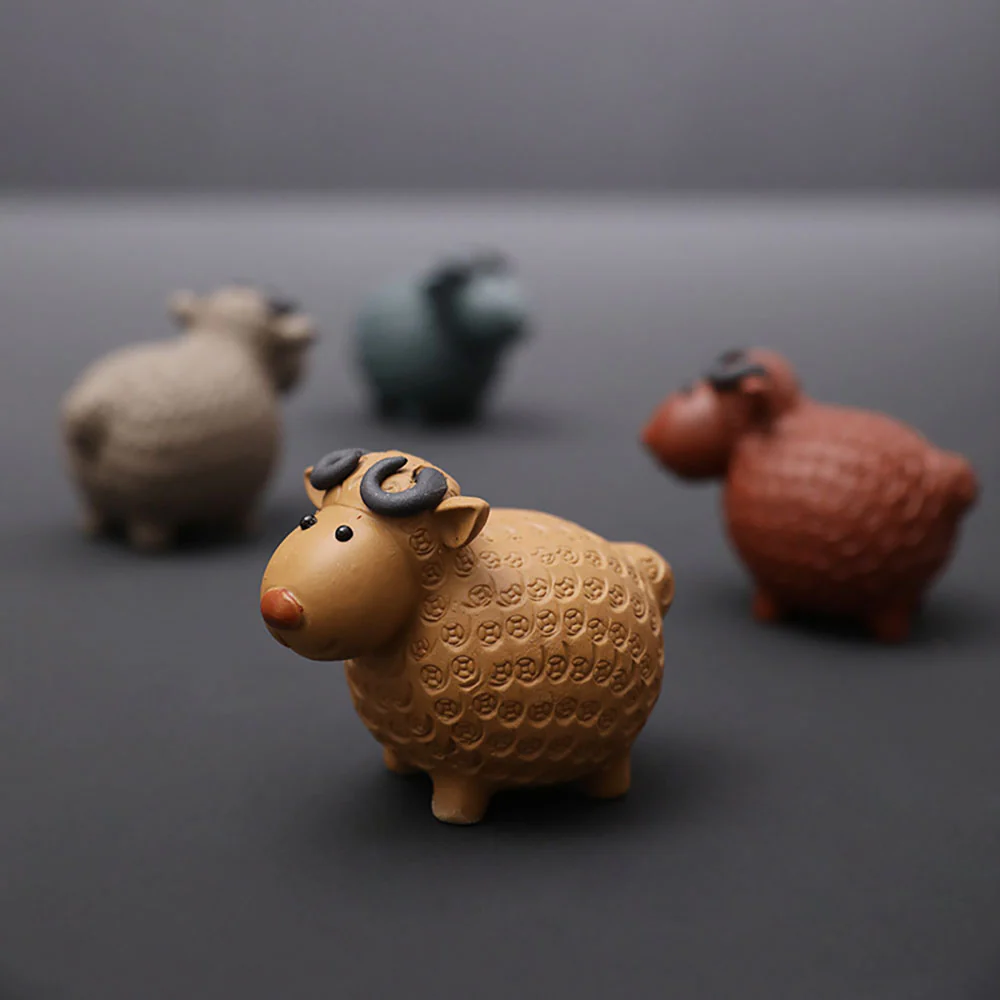 Yixing Clay Sheep Tea Pet - Image 2