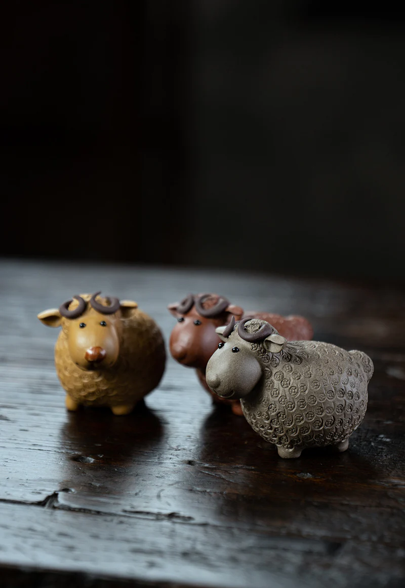 Yixing Clay Sheep Tea Pet - Image 5