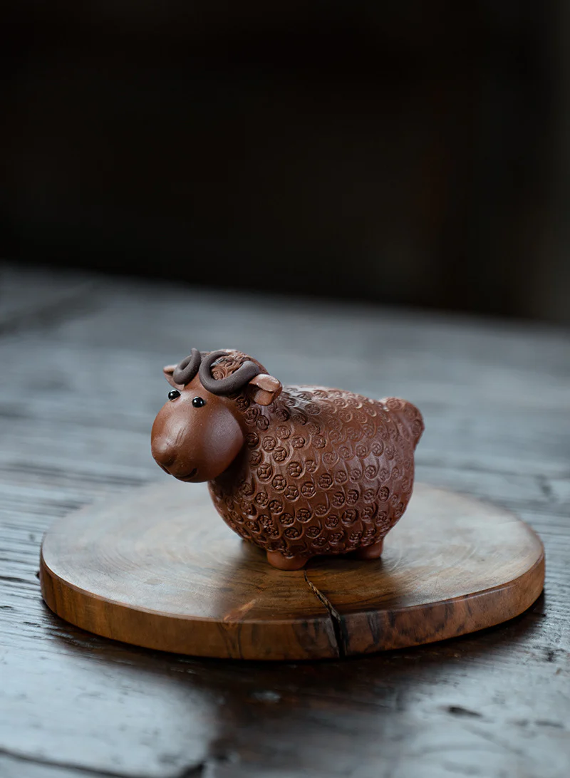 Yixing Clay Sheep Tea Pet - Image 9