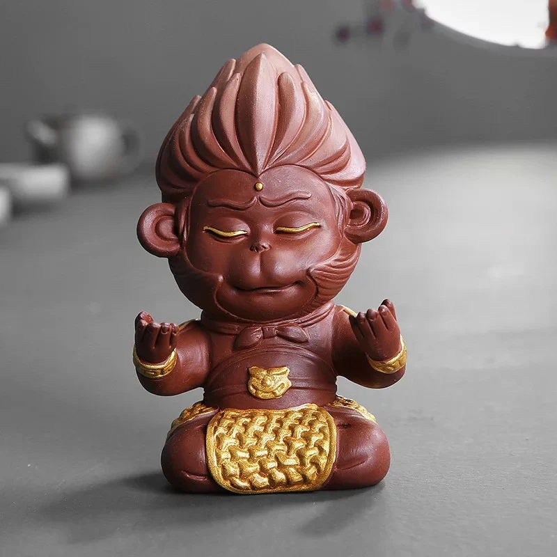 Yixing Clay Sun WuKong Tea Pet - Image 5