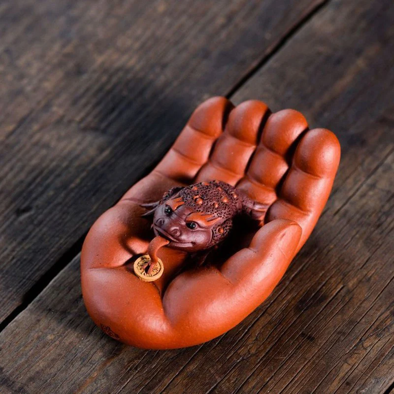 Yixing Clay Toad Tea Pet - Image 12