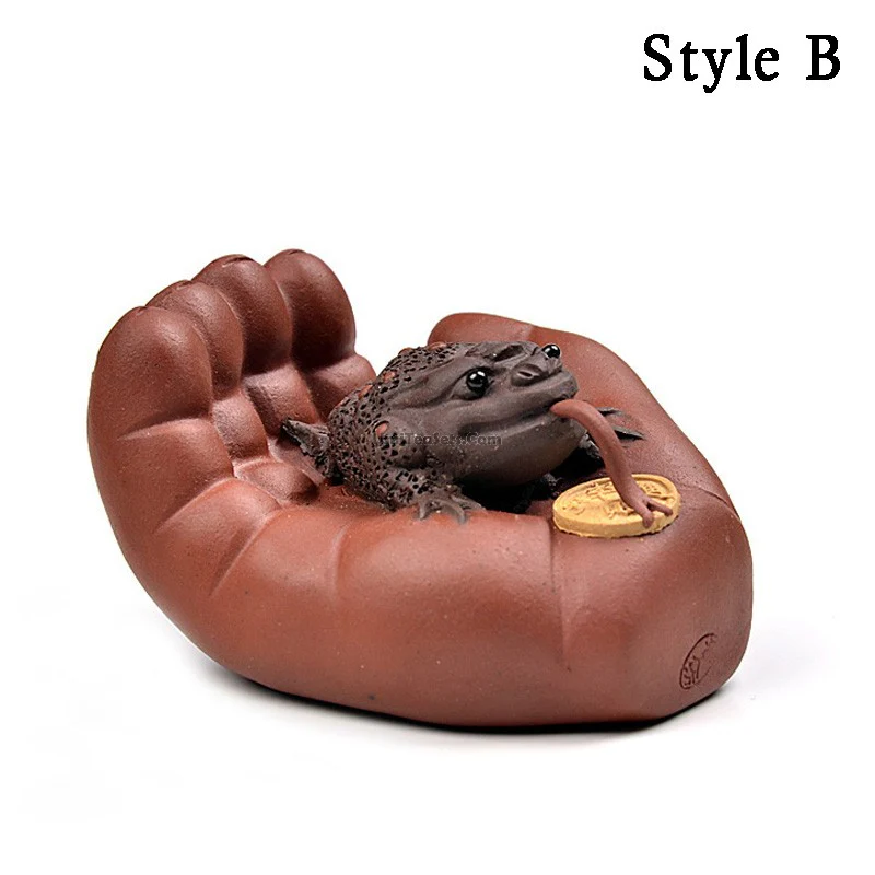 Yixing Clay Toad Tea Pet - Image 3