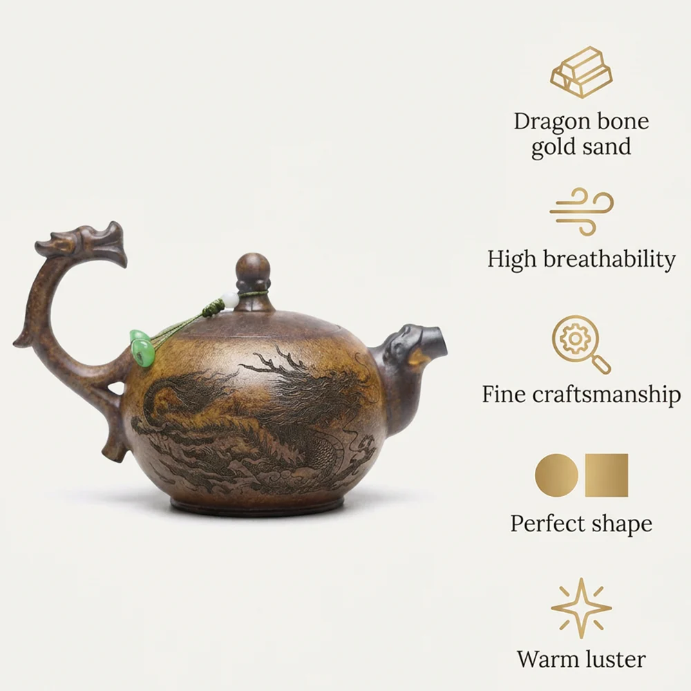 Yixing Luohan Subduing The Dragon Teapot - Image 2