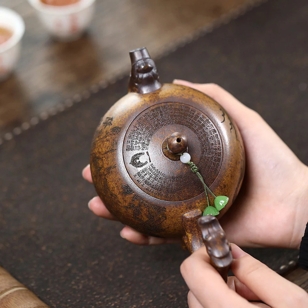 Yixing Luohan Subduing The Dragon Teapot - Image 4