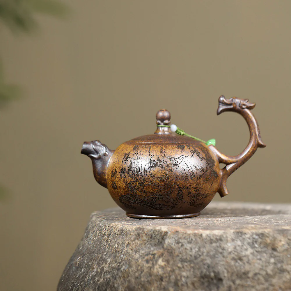 Yixing Luohan Subduing The Dragon Teapot - Image 5