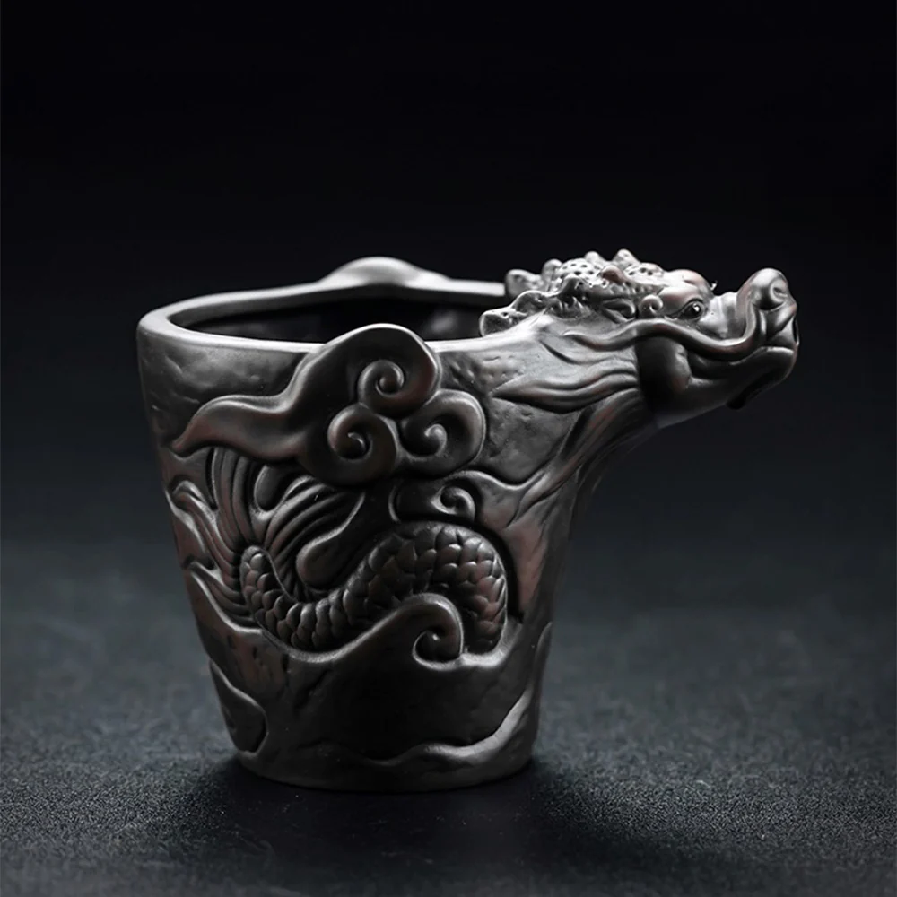 Yixing Purple Clay Dragon Tea Set - Image 4