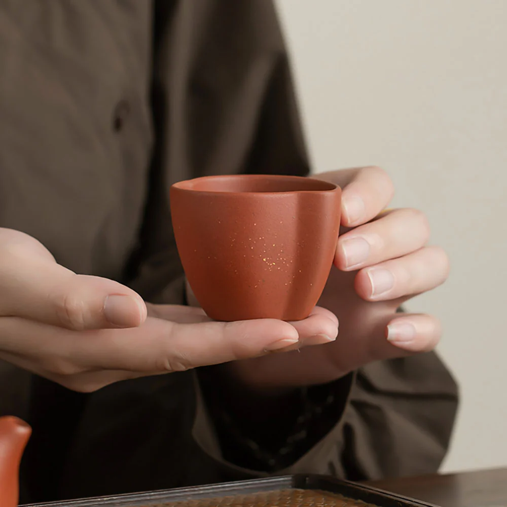 Yixing Purple Clay Five Blessings Tea Set - Image 6
