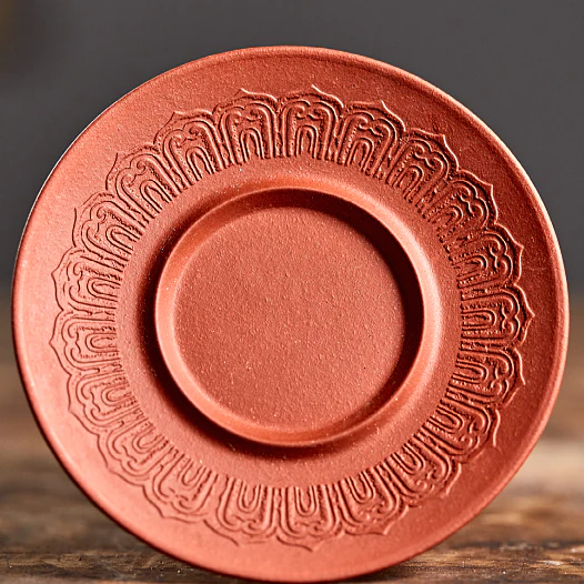 Yixing Purple Clay Heart Sutra Gaiwan - Image 9