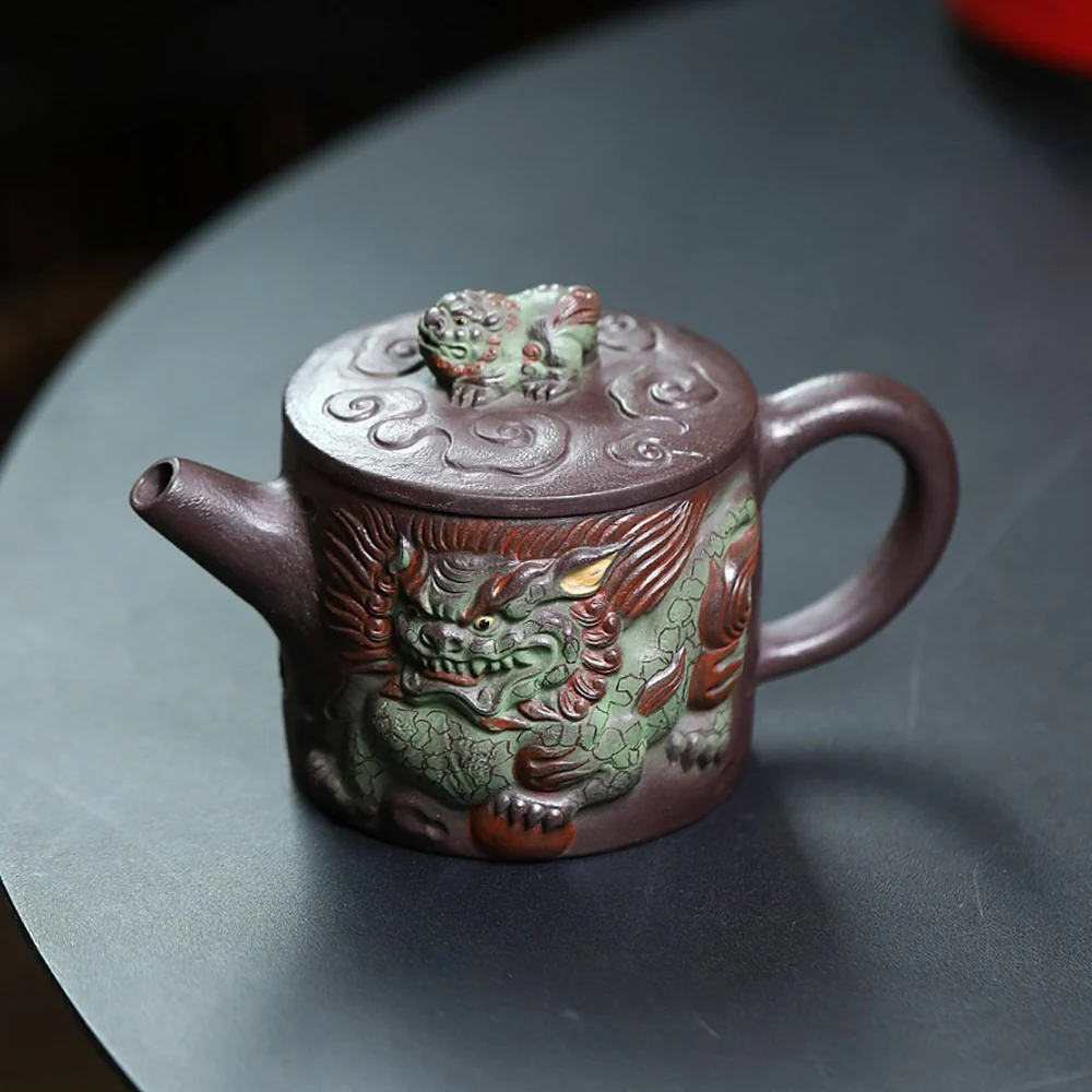 Yixing Purple Clay Kirin Hanwa Teapot - Image 4