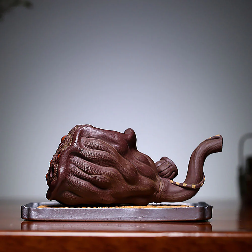 Yixing Purple Clay Lotus Seedpod Fair Cup - Image 6