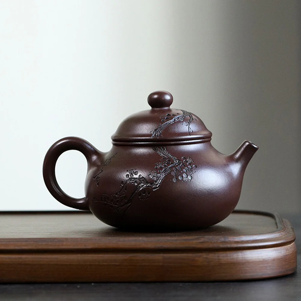 Yixing Purple Clay Plum Blossom Teapot - Image 2