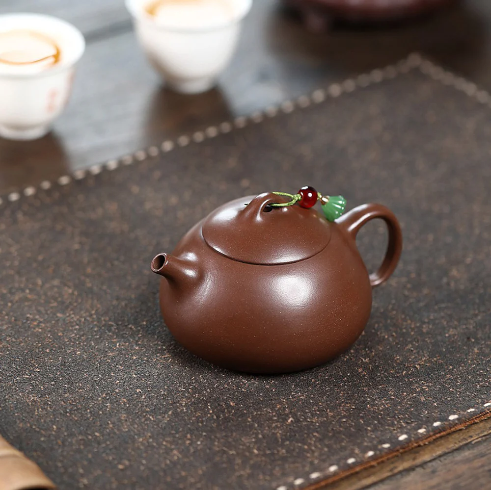 Yixing Purple Clay Qin Quan Teapot - Image 4