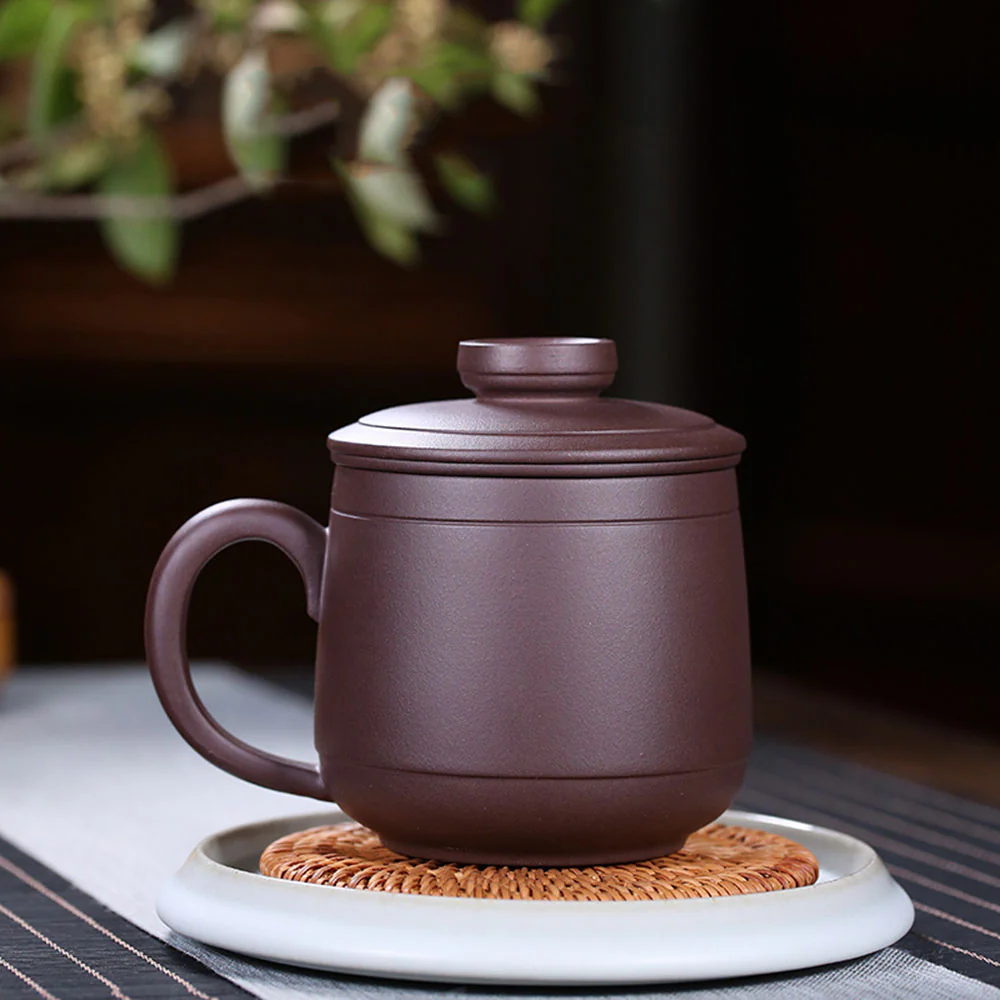 Yixing Purple Clay Tea Cup With Infuser - Image 5