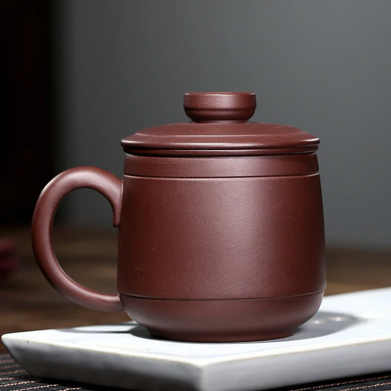 Yixing Purple Clay Tea Cup With Infuser - Image 6