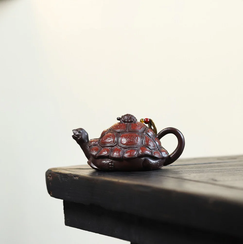 Yixing Purple Clay Turtle Teapot - Image 6