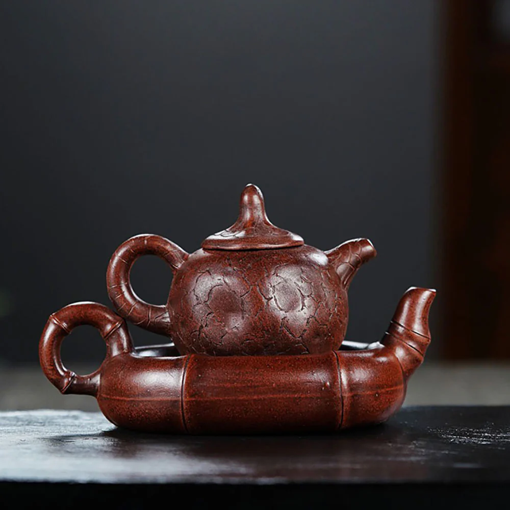 Yixing Red Clay Double Teapot - Image 2