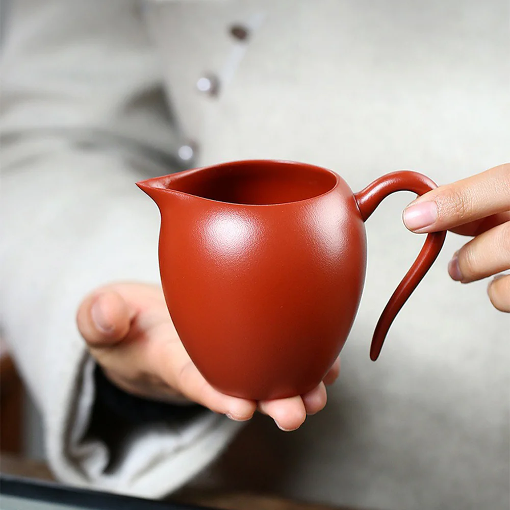 Yixing Red Clay Lotus Fair Cup - Image 2