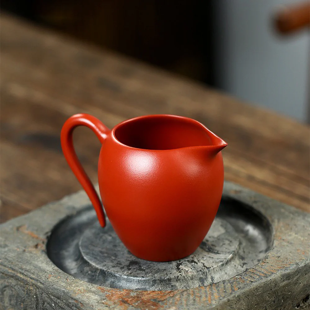 Yixing Red Clay Lotus Fair Cup - Image 4