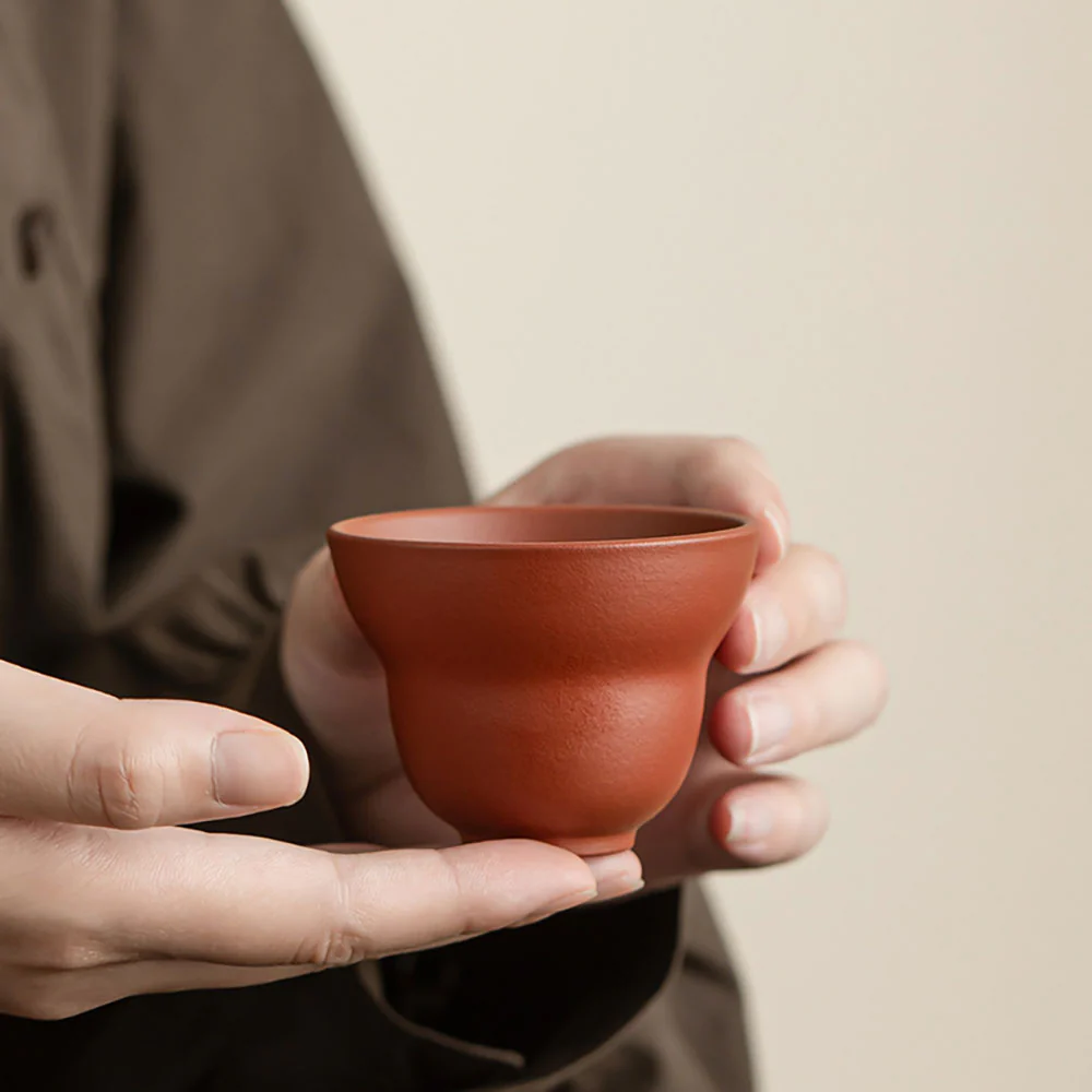 Yixing Zhu Ni Clay Gourd Tea Set - Image 6