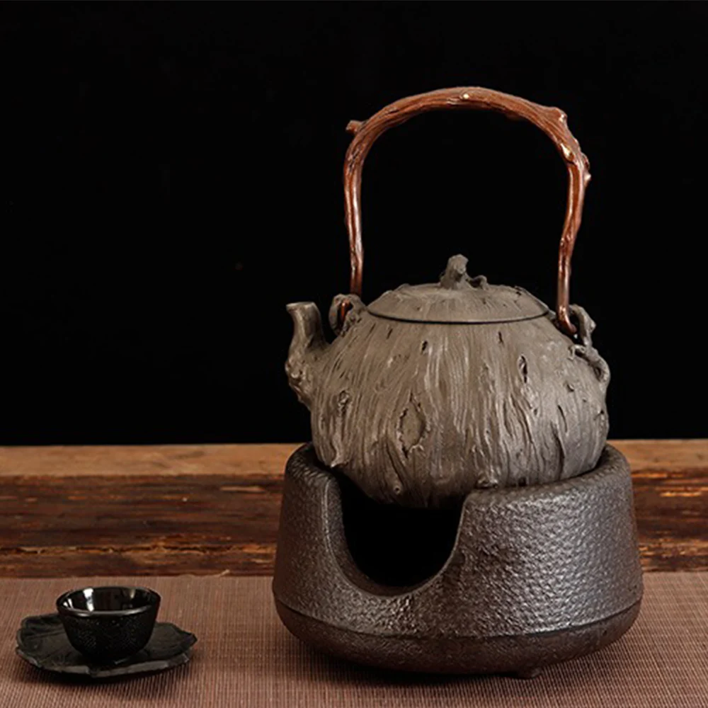 Zen Bodhidharma Cast Iron Teapot - Image 4