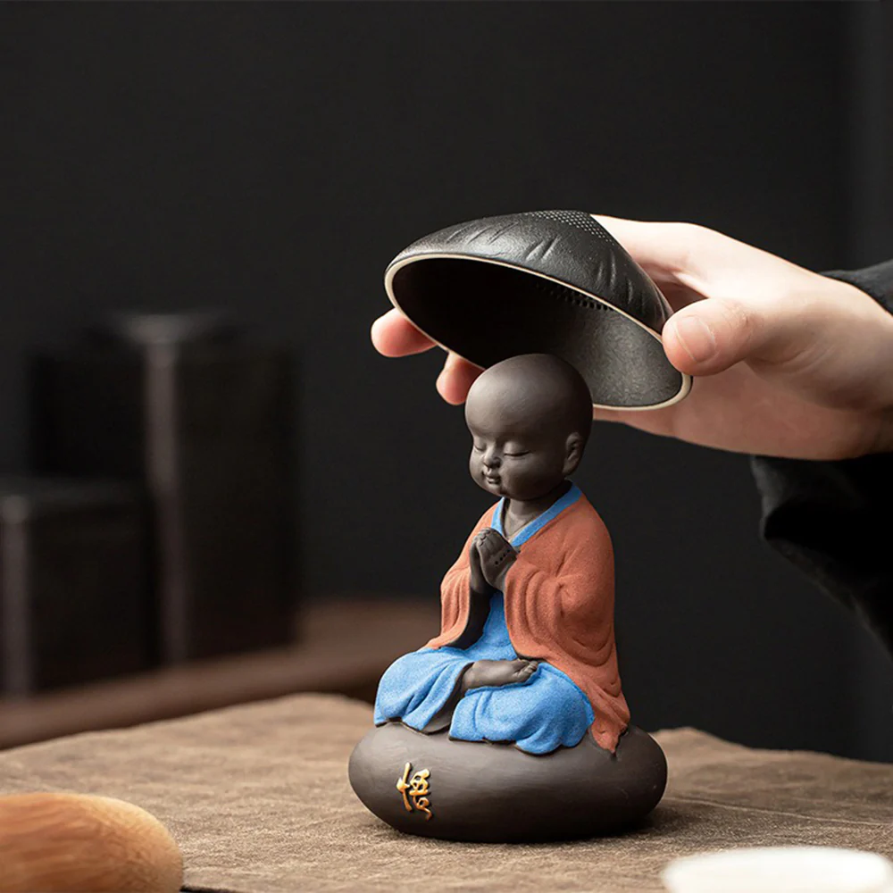Zen Little Monk Hat Tea Strainer - Image 3