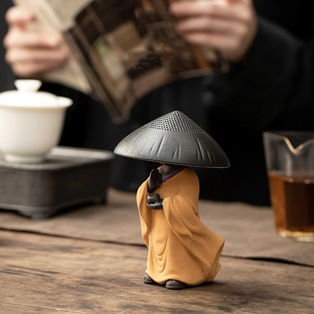Zen Little Monk Hat Tea Strainer - Image 5